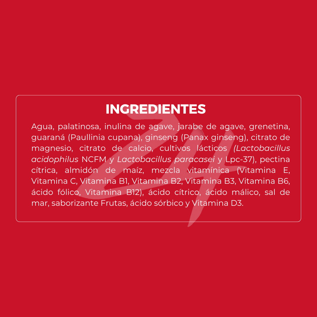 Zone 4  Ponche de Frutas  Geles energéticos                                   12 pza
