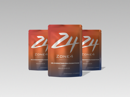 Zone 4  Multi Sabor  Geles energéticos                                   12 pza